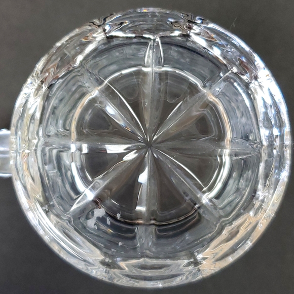 - Vintage set of 4 clear cut glass mugs - Picture 4 of 8